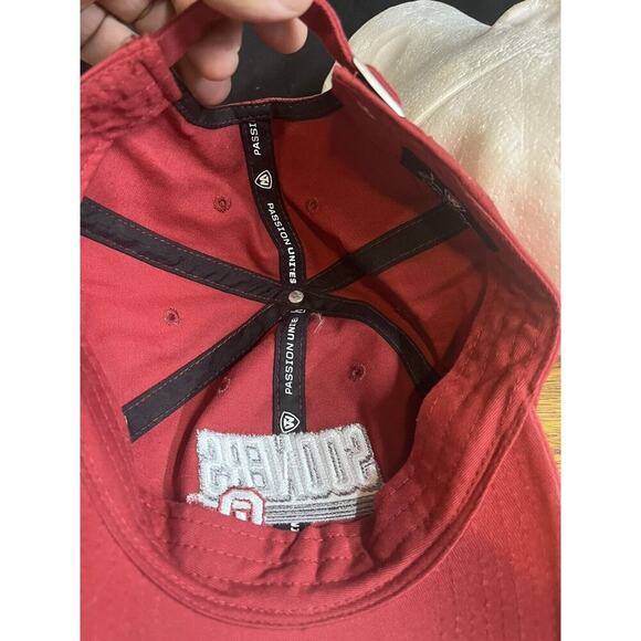 University of Oklahoma Sooners Baseball Cap/Hat Maroon White One Size LG/XL - Picture 4 of 5